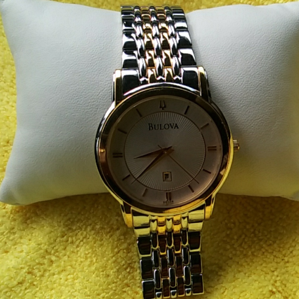 Bulova men's two-tone watch
